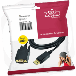 ZED electronic Kabl display port na vga, dužina 2.0 m - DP-VGA/2.0