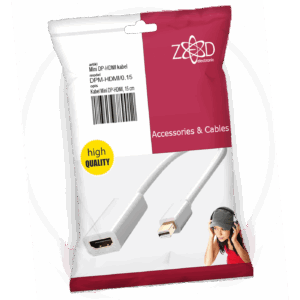 ZED electronic Kabl Display Port Mini na HDMI, dužina 0.15 m - DPM-HDMI/0.15