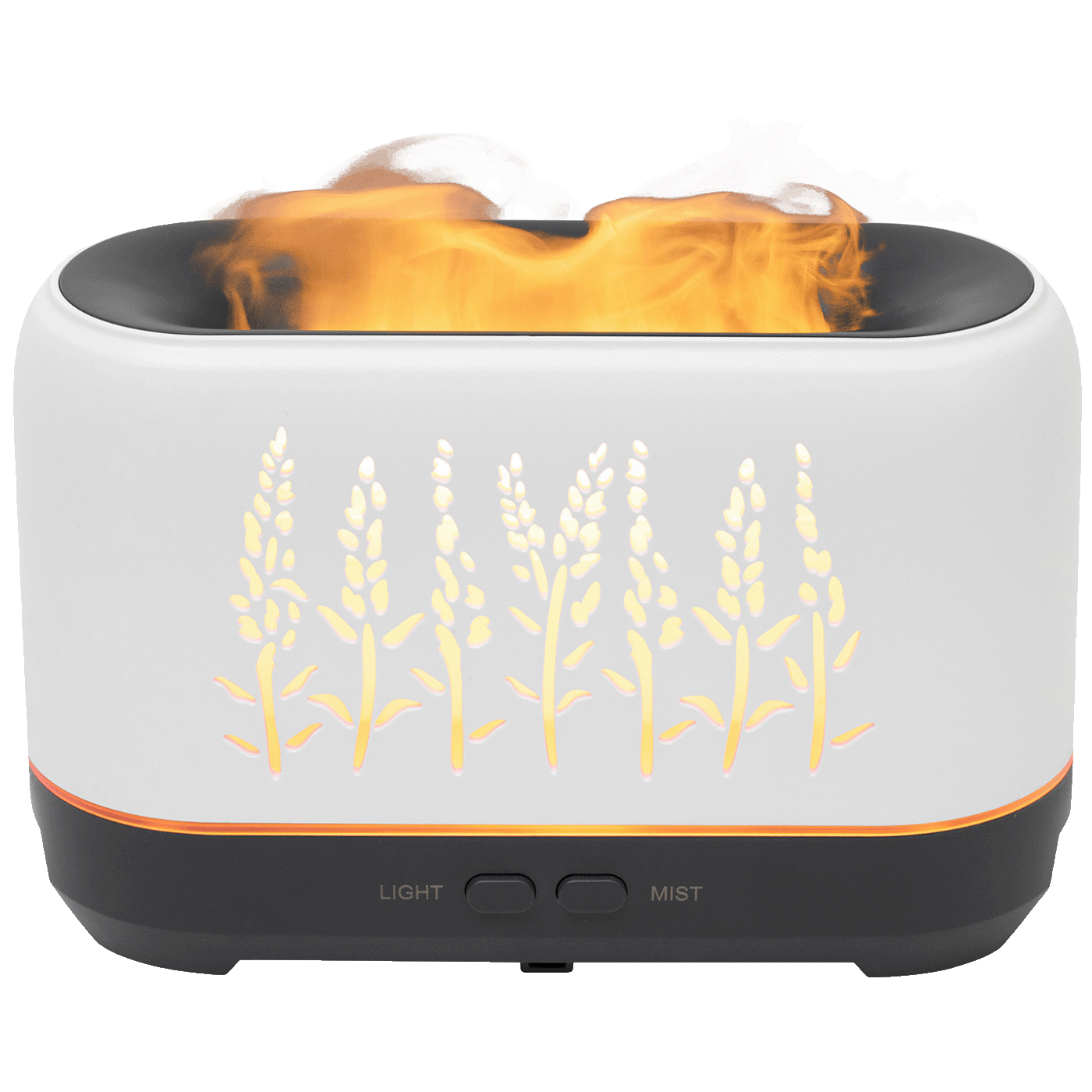 home Ultrazvučni aroma difuzor, ovlaživač, efekt plamena, 200ml - AD 200F