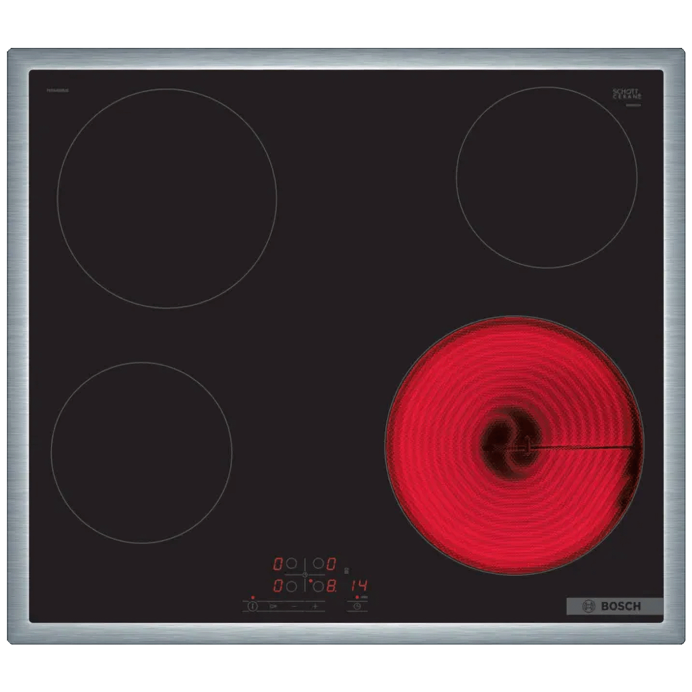 Bosch Ugradbena staklokeramička ploča za kuhanje, 60 cm, Serie 4 - PKE645BB2E