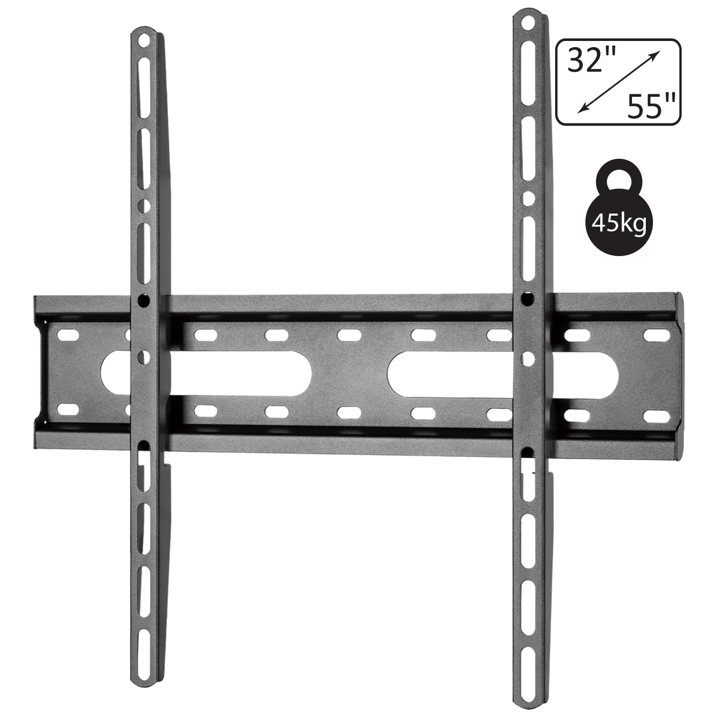 home Nosač za TV prijemnike 32"- 55", 45 kg, zidni, fiksni - LCDH 081