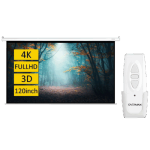 Overmax Platno za projektor sa motorom, 120", 266 x 149 cm - OV-Automatic Screen 120