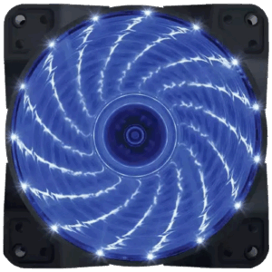 Zeus Ventilator za kućište, 120 mm, Blue LED - Case Cooler 120x120 Blue