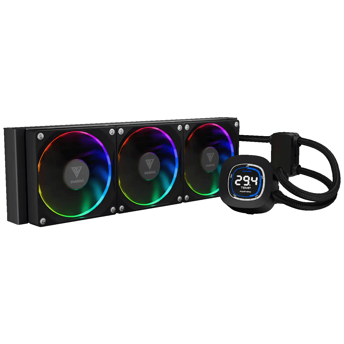 Gamdias Vodeno hlađenje za CPU, RGB - Gamdias Chione M4-360