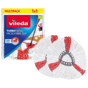 Vileda Zamjenska krpa za čišćenje poda, 2 kom. - Turbo Mop Refill 2in1, 2X