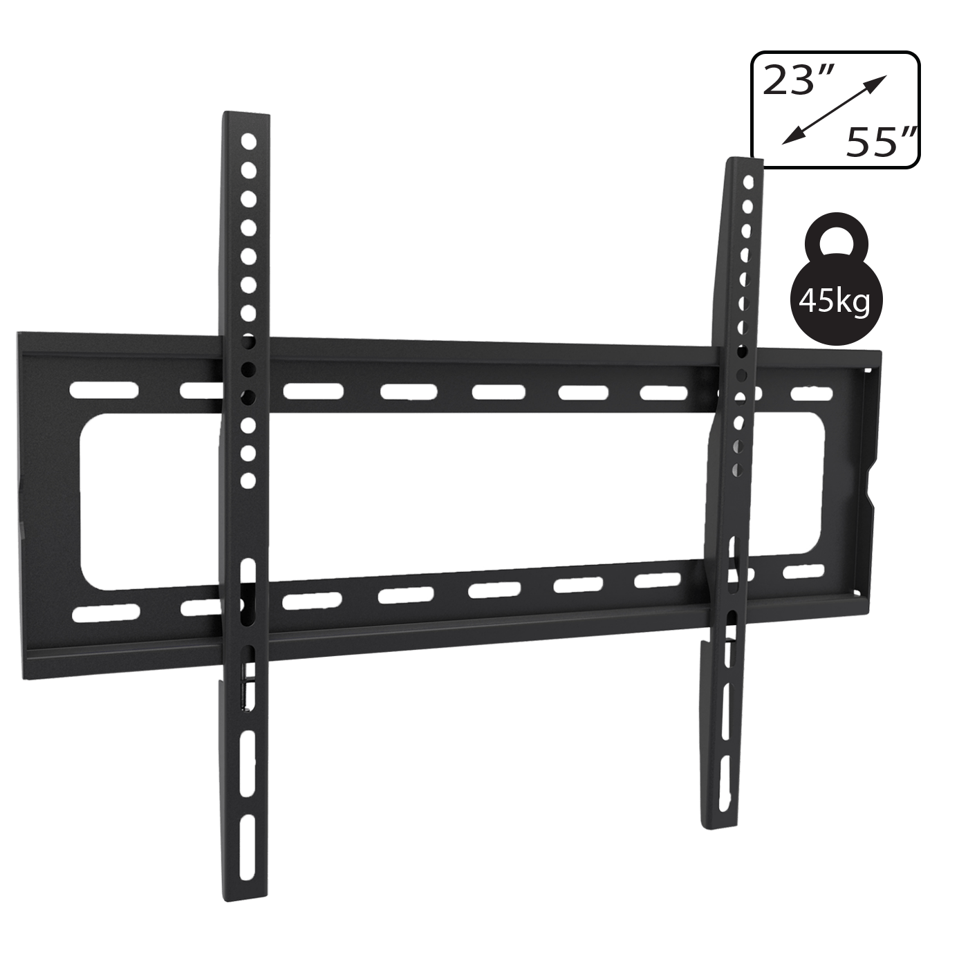 Amiko Nosač zidni za TV prijemnik 23" - 55", 45 kg, 1D - Wallmaster 23-55 FIX