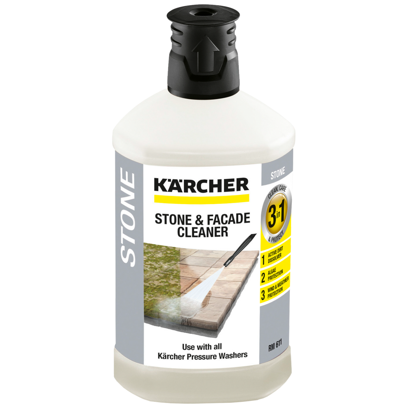 Karcher Sredstvo za čišćenje kamenih površina i fasada, 3in1, 1 l - RM 611