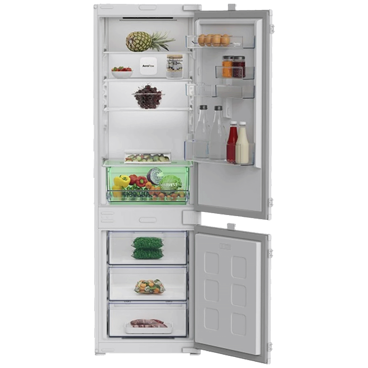 Beko Ugradbeni Frižider/Zamrzivač, zapremina 266 lit., E - B3BCNA294HS