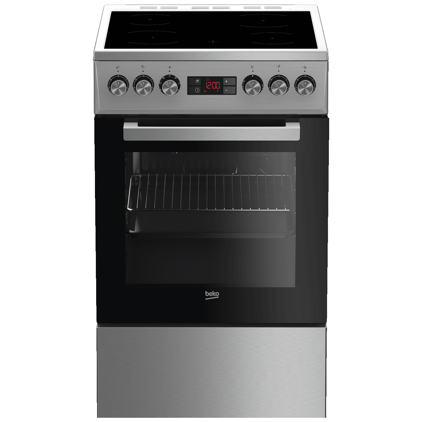 Beko Štednjak 4 staklokeramičke ringle, 50 cm, pećnica 55 lit., A - FSM 57300 GX