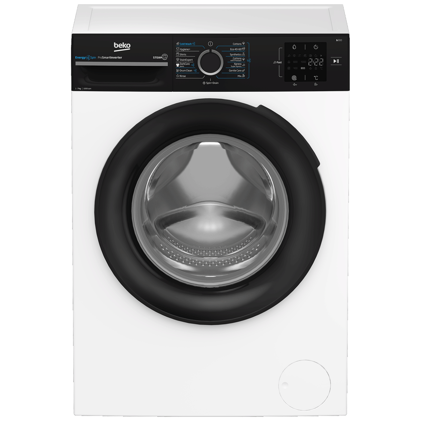Beko Mašina za veš, 1000 obrtaja, 7 kg veša, SLIM, A - BM3WFSU37013WPBB