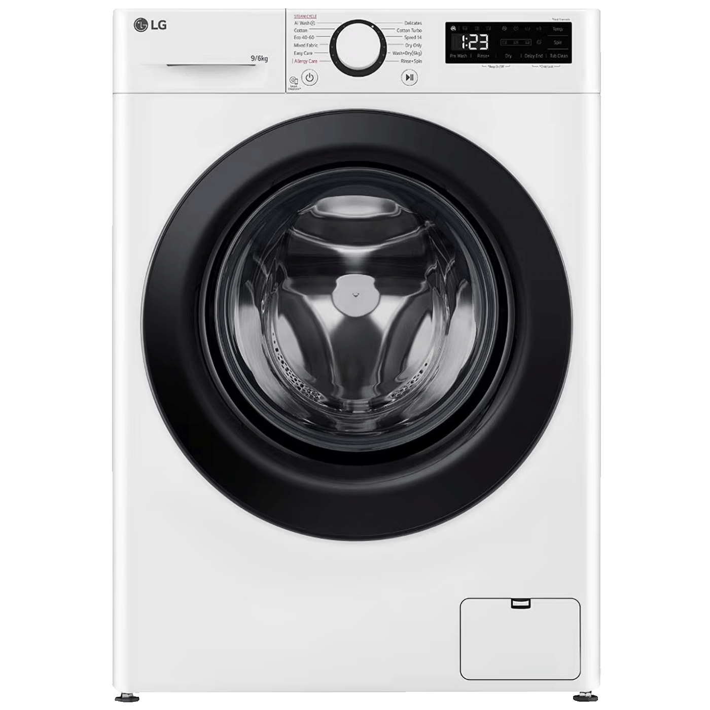 LG Mašina za veš sa parom/sušilica, 1400 obrtaja, 9/6 kg - F4DR509SBW