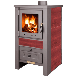 pro-termo Peć na čvrsto gorivo, 7.5kW - NOVA G Pro, Crvena