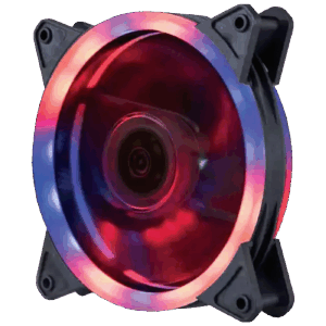 Zeus Ventilator za kućište, RGB, 120 mm - Case Cooler 120x120 Dual Ring RGB