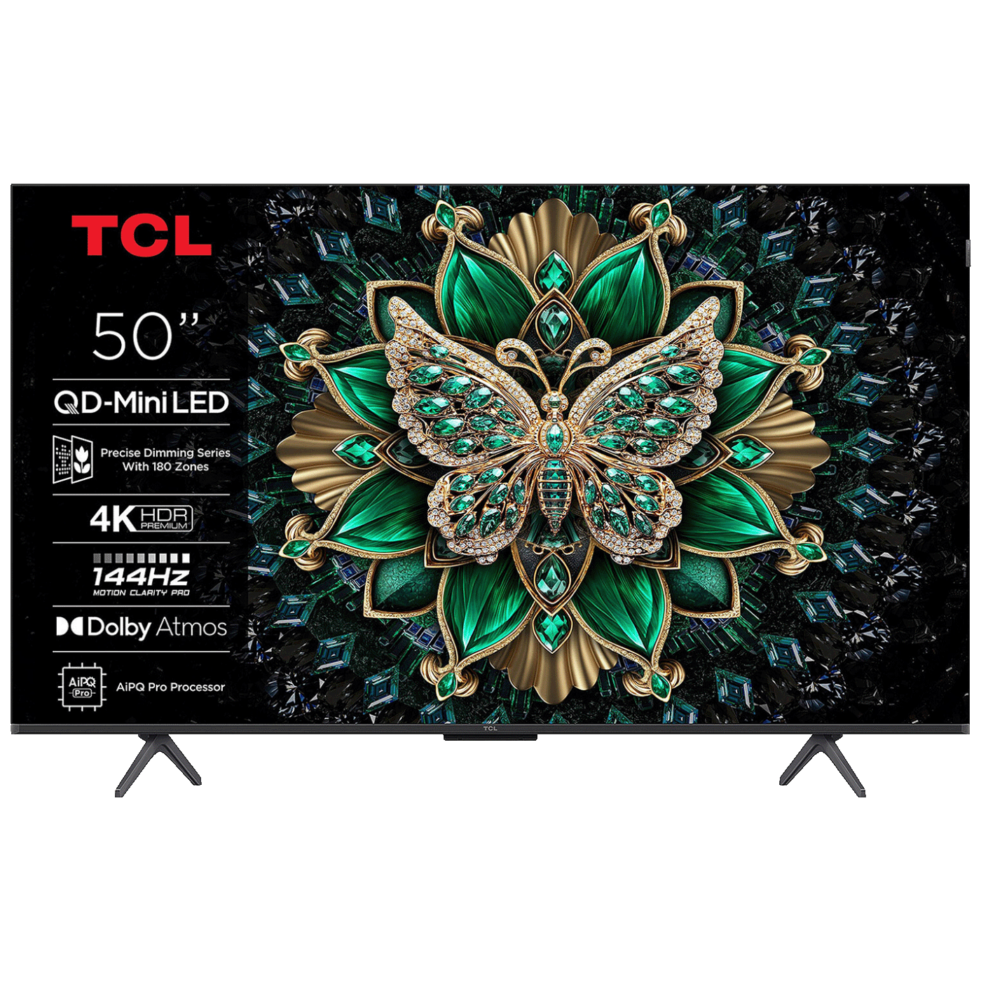 TCL Televizor Smart C6K Premium QD-MiniLED 4K 50", Google TV - 50C6K