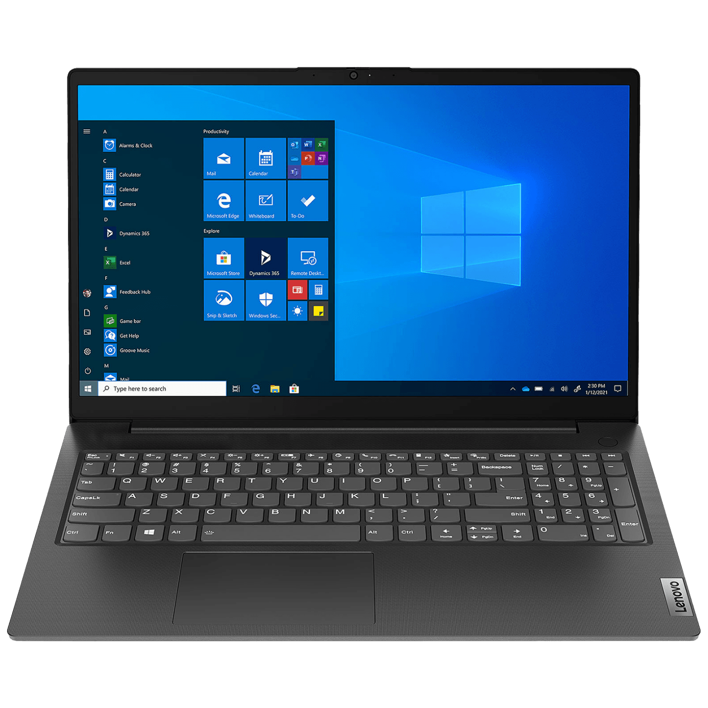Lenovo Laptop 15.6", Intel Celeron N4500, 8GB DDR4, SSD 256 GB - V15-IJL Gen2; 82QY00PEIX