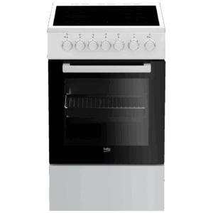 Beko Štednjak 4 staklokeramičke ringle, pećnica 55 lit., A - FSE 57110 GW