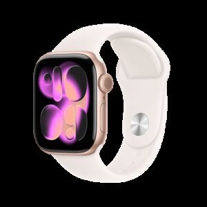 Apple Watch Series 11 GPS 42mm Rose Gold Aluminium Case With Light Blush SB MEU04 S/M