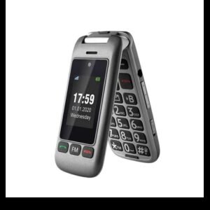 Telefon na tipke Artfone G6 preklop Silver