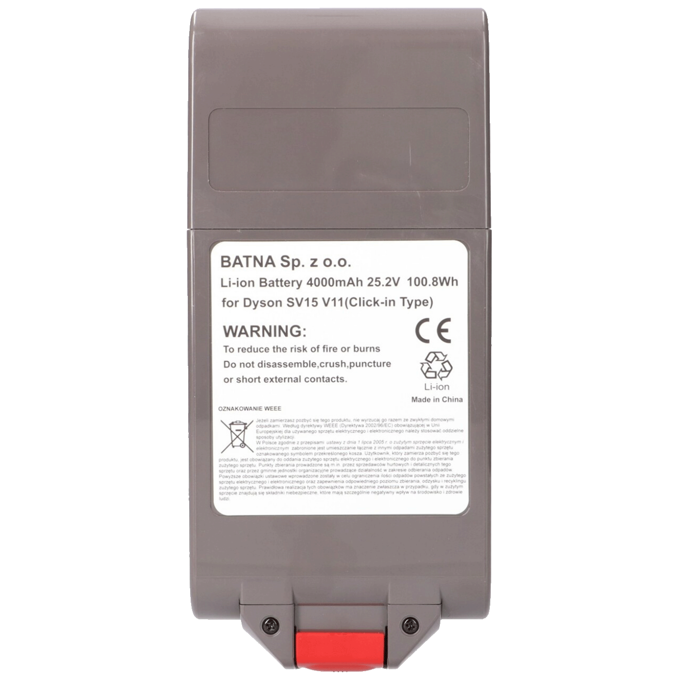 Dyson Zamjenska baterija za Dyson usisivač V11 - Batery V11 25.2V 4000MAH