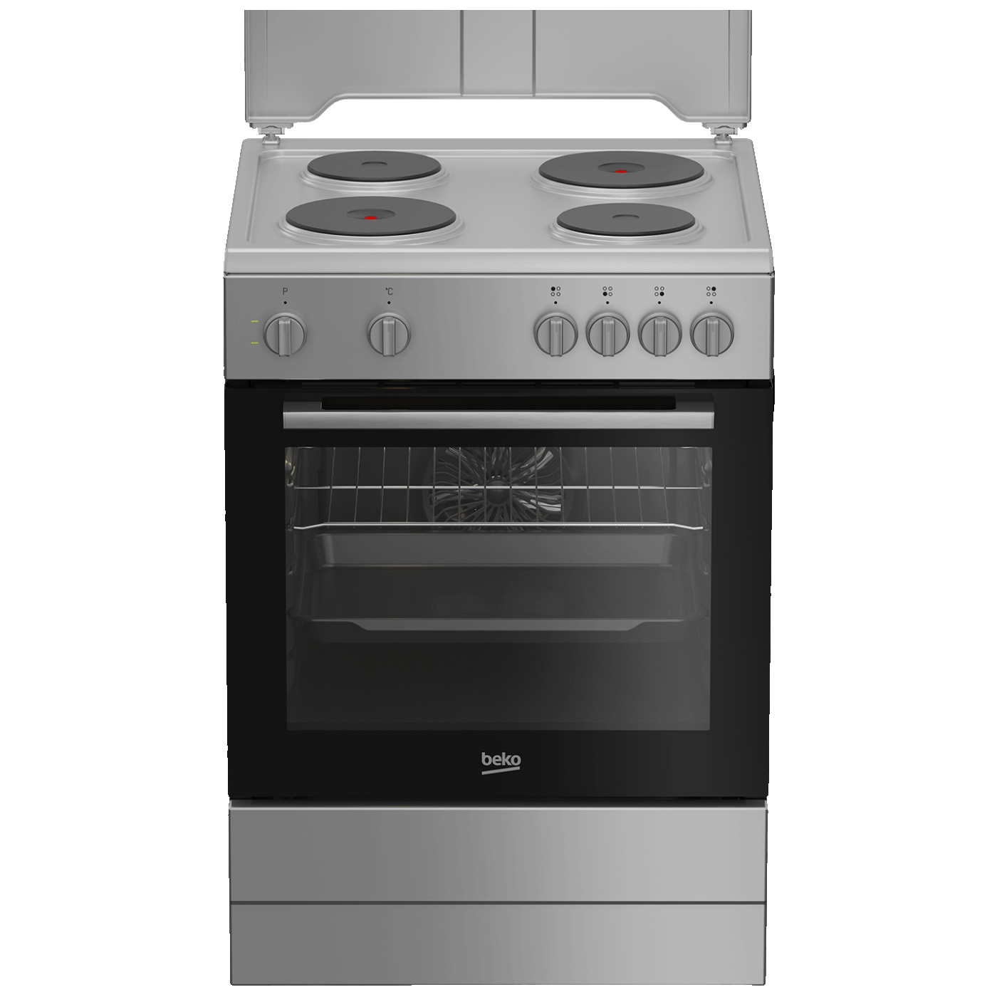 Beko Štednjak, 4 električne ringle, pećnica 66 lit., A - FBE66000DS