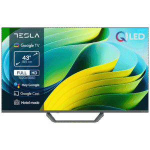 Tesla Televizor Smart QLED 4K UltraHD 43", Series 6, Google TV - Q43E665GFS