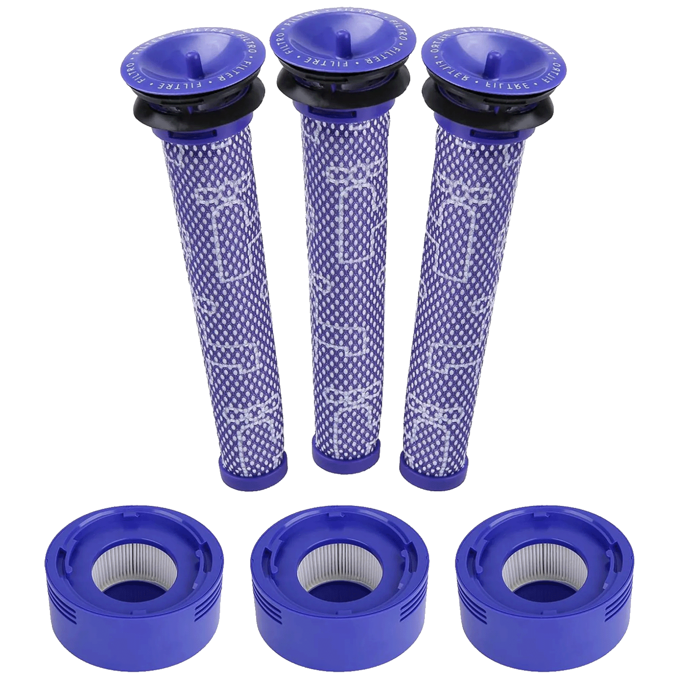 Dyson Set filtera za Dyson V7, V8, SV10 i SV11, 3 kom. - Dyson V7 V8 SV10 SV11 filter set