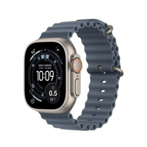 Apple Watch Ultra 3 49mm Natural Titanium Case+Anchor Ocean Band MEWH4