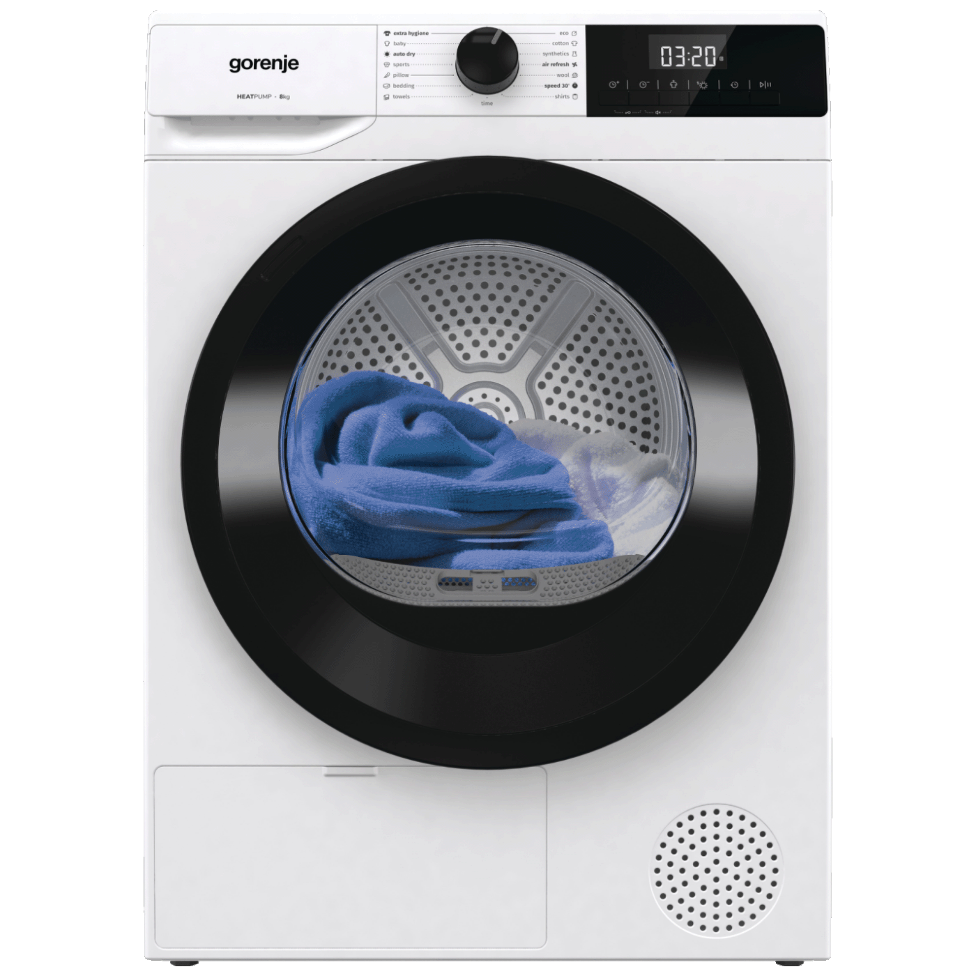 Gorenje Mašina za sušenje veša sa toplotnom pumpom, 8 kg., D - DHNE82