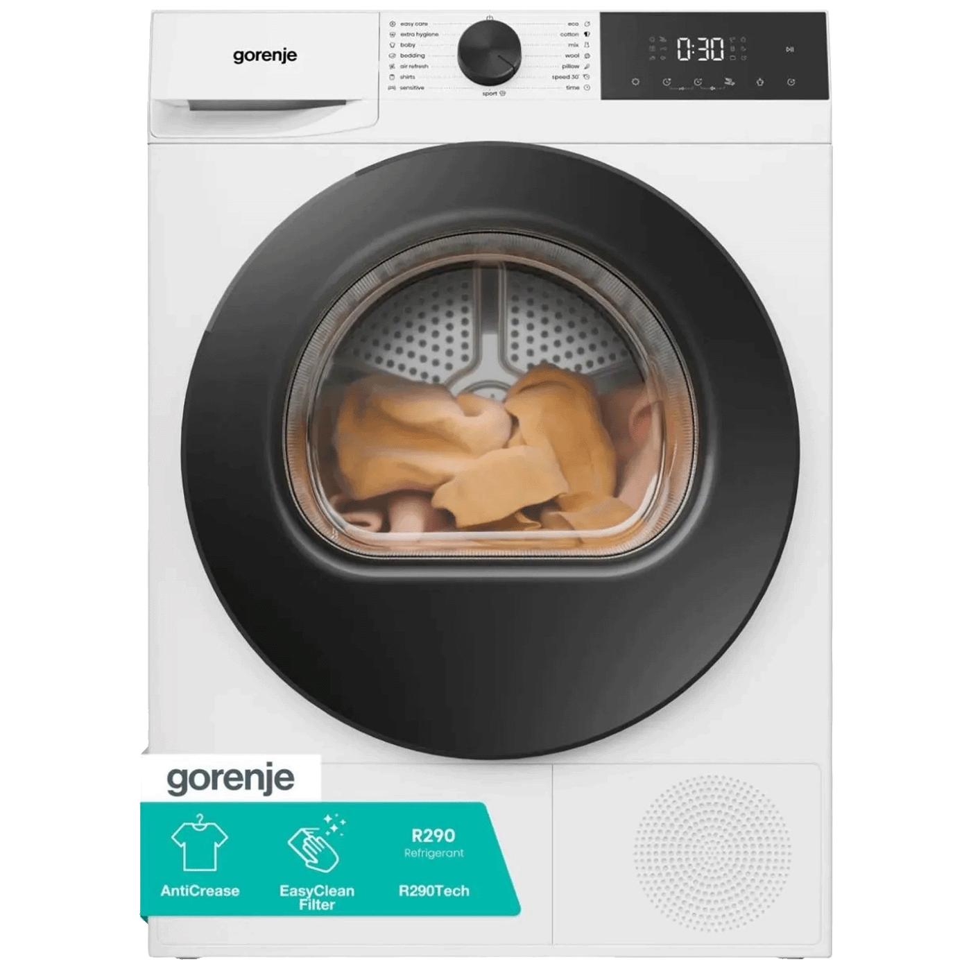 Gorenje Mašina za sušenje veša sa toplotnom pumpom, 8 kg., E - DG2P8E
